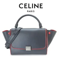 特別限定価格！】CELINE セリーヌ トラぺーズ ハンドバッグ バイカラー