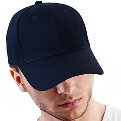 ネイビー_55.0-60.0 cm JackAlles キャップ メンズ レディース 大きいサイズ かぶり心地がいい 深め 帽子 UVカット 大きめ 春 夏 秋 冬 男女兼用 ネイビー