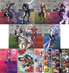 【中古】クリアポスター 全11種セット A3クリアポスター 「一番くじ ジョジョの奇妙な冒険 GOLDEN WIND -HITMAN TEAM-」 L賞