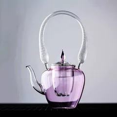 ティーポッ 耐熱ガラス 工芸品 家庭用 茶ポット 茶ポット 煮茶器 紅茶ポット ガラス急須 茶道具