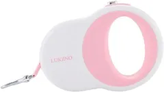 ORSUN 犬 リード 伸縮 5m 小型犬 中型犬 大型犬 長さ : 5メートル パステルカラー(ピンク,  5メートル)