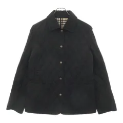 BURBERRY LONDON (バーバリーロンドン) ポリエステル 裏地ノバチェック キルティング ジャケット ブラック FC059-625-09 レディース