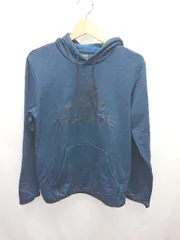 ◇ ⊇ adidas アディダス スポーツ 長袖 ライトスウェットパーカー サイズS ネイビー系 メンズ E  【1411130008238】