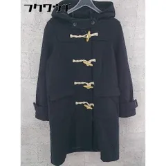 ■ shuca GLOBAL WORK シュカ グローバルワーク 長袖 ダッフルコート サイズM ネイビー系 レディース 【中古】 【1002801968120】