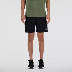 ニューバランス ランニングパンツ メンズ ショートパンツ NEWBALANCE Sport Essentials ショーツ7インチ(インナー無し)  マラソン 陸上 スポーツウェア ウエア 吸汗速乾 軽量 黒 短パン 半ズボン/MS41234-BK