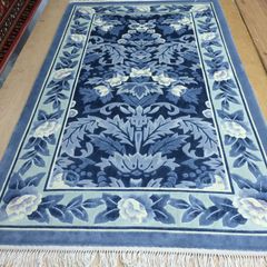 ラグ 4.5畳用 カーペット オールシーズン 約230х230cm 花柄 正方形