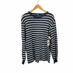 ポロバイラルフローレン Polo by RALPH LAUREN ナイガイ社製 ボーダーコットンニット メンズ import：L のサムネイル