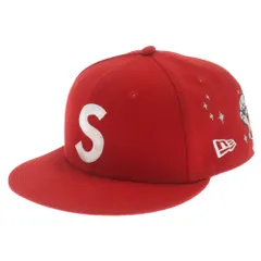 SUPREME (シュプリーム) 22SS ×NEW ERA Characters S Logo ニューエラ キャラクターズ Sロゴデザイン ベースボール キャップ 帽子