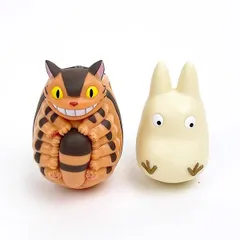 スタジオジブリ となりのトトロ たのしくゆらゆら おきあがりこぼし(小トトロとネコバス) おもちゃ 玩具 ギフト