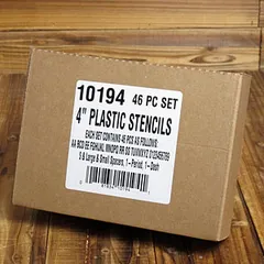 Hanson社 真鍮製大判ステンシル36枚セット ステンシル プレート 真鍮 C.H.HANSON 真鍮製ステンシルプレート