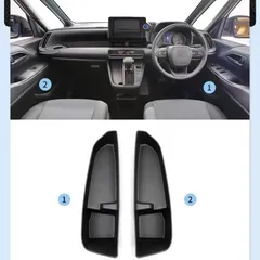 トヨタ・ノア90系 ヴォクシー 90系 用 車収納トレイ フロントドアトレイ ドアボックス トレイに適用 車内収納ボックス フロントドア 中層 トレイ 滑り止めマット 小物入れ 車種専用設計 内装 パーツ 収納アクセサリー 2P