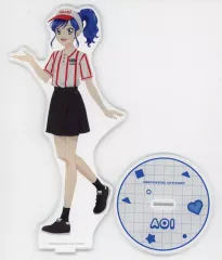 【中古】アクリルスタンド・アクリルパネル 霧矢あおい 描き下ろし ROUND1ver. BIGアクリルスタンド 「アイカツ! 10th STORY ～未来へのSTARWAY～×ROUND1」
