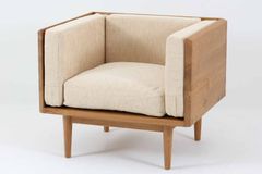 【訳ありアウトレット品】Assemble Cube シングルソファ☆北欧インテリア CHLOROS オリジナル家具アウトレット  オリジナル家具/600xCF-1012-smp