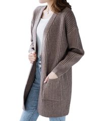 【新着商品】ニット アウター ロング丈 長袖 【着こなせる万能カーディガン】 ロングカーディガン [RICOLUS]