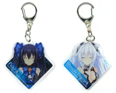 【中古】キーホルダー [単品] ノワール＆ブラックハート アクリルキーホルダー 2種セット 「Switchソフト 超女神信仰 ノワール 激神ブラックハート 電撃スペシャルパック」 同梱特典