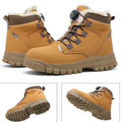 スノーブーツ メンズ 滑らない おしゃれ 防水 防滑 冬靴 メンズ 雪 スノーブーツ メンズ 大きいサイズ ウインターシューズ ウインターブーツ メンズ スノーブーツ レディース 滑らない 冬 安全靴 防寒xzzhang56