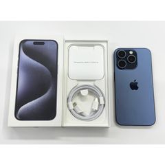 Apple iPhone15 Pro 256GB ブルーチタニウム 92％ SIMフリー