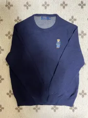 ラルフローレン♡ポロベアニット　アイスブルー 美品】ポロベアニット アイスブルー - メルカリ