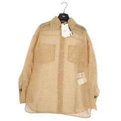 極美品 フェンディ FENDI シャツ ブラウス ロングスリーブ 長袖 シアー のサムネイル