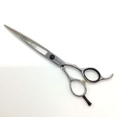 【シルバーラインSilverLine】GBST700 毎日使うノコギリハサミ トリミングシザー オフセット 右利き トリマー ペット 7インチ 中古 sc1947