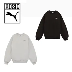 お買得 プーマ PUMA レディース PUMA x ROSE オーバーサイズ クルー スウェット 633803 トップス トレーナー ロゼ コラボ 韓国 K-POP ギフト プレゼント