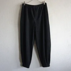 オムプリッセ　プリーツパンツ　八分丈　黒 HOMME PLISSE ISSEY MIYAKE(オムプリッセイッセイミヤケ) 15AW