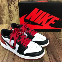 NIKE GS AIR JORDAN 1 RETRO LOW OG BLACK TOE (ナイキ GS エアジョーダン1 レトロ ロー OG ブラックトゥ) レディース【F0330-004】