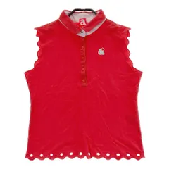 サイズ：40 ARCHIVIO アルチビオ  ノースリーブ ポロシャツ  レッド系 [240101338128]# ゴルフウェア レディース ストスト