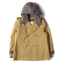 MACKINTOSH マッキントッシュ コート サイズ:38PR BAND OF OUTSIDERS ウールベスト付き ゴム引き 4B フード付き ピーコート (6018DJ) Pコート ベージュ イギリス製 アウター ジャケット ブルゾン 上着【メンズ】のサムネイル