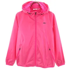 Reebok リーボック ジップジャケット OT ピンク系 裏メッシュ レディース 古着のサムネイル