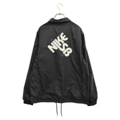 NIKE (ナイキ) ロゴ ナイロン コーチジャケット ブラック BV8739-010のサムネイル
