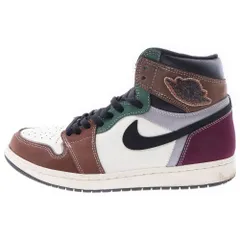 NIKE (ナイキ) AIR JORDAN 1 HIGH OG Hand Crafted エア ジョーダン 1 ハイカットスニーカー ハンドクラフテッド ブラウン/グリーン US10.5/28.5cm DH3097-001