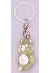 【中古】ストラップ Sparkle Heart Bear 「ケアベア クリアマスコットチャーム」