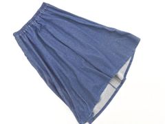 BARNYARDSTORM バンヤードストーム フレア デニムスカート size0/青 ■■ レディース