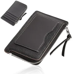 【新品】 [Ganve] フラグメントケース レディース 本革 御洒落 パスケース 小銭入れ付き 牛革 定期入れ 両面用 可愛い コインケース ミニ 薄い ブランド 財布 女性 おしゃれ 軽量 ICカードケース 薄型 スリム レディース パス入れ カード入 1