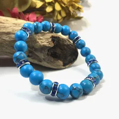パワーストーン ブレスレット ターコイズ  （ブルー）レディース 女性  数珠ブレス 開運 プレゼント ギフト [20]