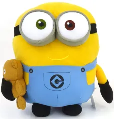 【中古】ぬいぐるみ ボブ(ティム持ち) ぬいぐるみ 「ミニオンズ」 ユニバーサル・スタジオ・ジャパン ワゴンゲーム景品