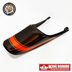 【 新商品 】カワサキ  ゼファーχ  KingRoad88  Z2 仕様 火の玉  橙 茶 塗装済  単品  テールカウル