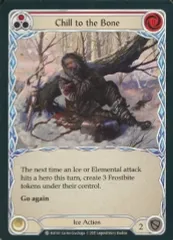 【中古】Flesh and Blood ELE163[C]：(Rainbow Foil)Chill to the Bone (1)