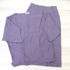 ◇ STYLE DELI スタイルデリ ウエストゴム ロング丈 セットアップ サイズM バーガンディブラウン レディース E  【1405140031263】