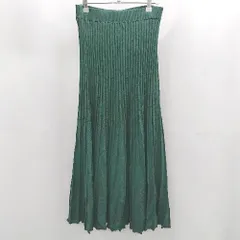 ◇ ⊇ ROPE' ロペ ロング フレア スカート サイズ38 グリーン系 レディース E  【1506130008309】