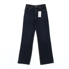 新品 XS ZARA(ザラ) インディゴブルー ワイド デニム