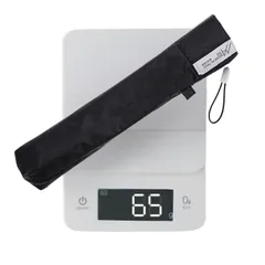 Color:ブラック マジカルテック 超軽量 65g 折りたたみ傘 手開き 簡単開閉 雨傘 無地 プレーン 直径80cm メンズ レディース 軽い 親骨50cm 10255 ブラック