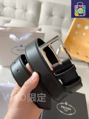 【今日WTO】Prada プラダ レザーベルト-1-FG27