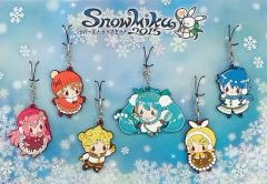 [중고] 스트랩 (캐릭터) VOCALOID 러버 스트랩 세트 (6 개 세트) [SNOW MIKU 2015]