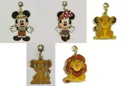 【中古】雑貨 全5種セット チャーム 「ディズニー」 東京ディズニーランド限定 ジャングルカーニバル ゲーム景品(2021春)
