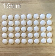 16mm デカールアイ　作製用　土台　20ペア