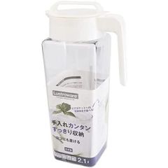 岩崎工業 冷水筒 日本製 タテヨコ スクエア ピッチャー 2.1L 熱湯可