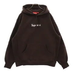 SUPREME (シュプリーム) 21AW Box Logo Hooded Sweatshirt ボックスロゴ刺繍 プルオーバースウェットパーカー フーディー ブラウン