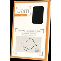 bam CC-0003 ブラック マイクロファイバー 楽器用クロス（Mサイズ）〈バム〉